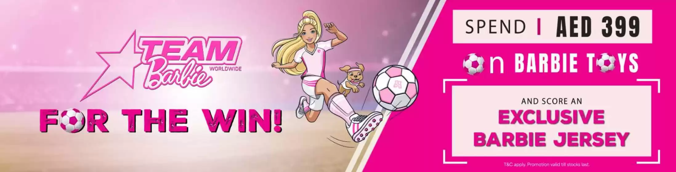 Virgin Megastore catalogue | Spend I Aed 399 On Barbie Toys And Score An Exclusive Barbie Jersey | 2026-07-07T00:00:00.000Z - 2026-07-19T00:00:00.000Z