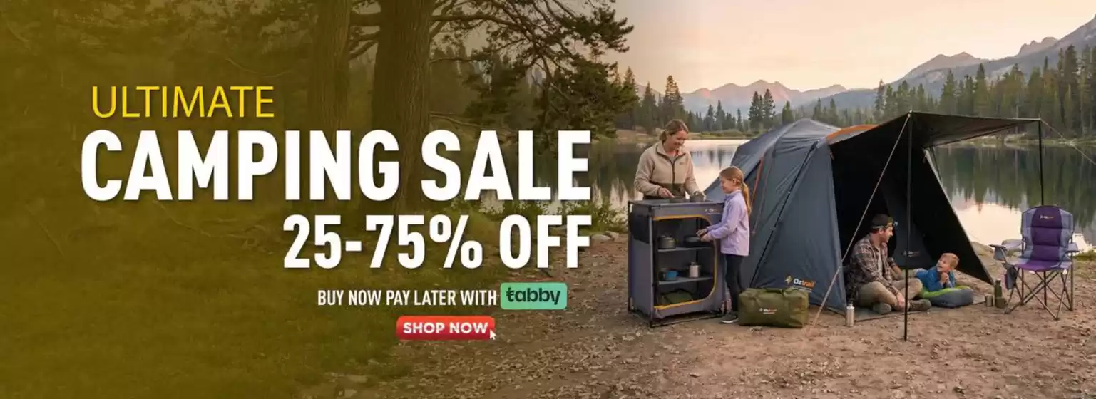 Adventure HQ catalogue | Ultimate Camping Sale 25-75% Off | 2026-07-07T00:00:00.000Z - 2026-07-14T00:00:00.000Z