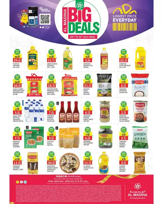 Al Madina catalogue | Big Deals! | 2026-07-09T00:00:00.000Z - 2026-07-12T00:00:00.000Z