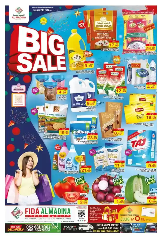 Al Madina catalogue | Browse Big Sale - Fida Al Madina Dubai Offer By Al Madina Hypermarket | 2026-07-11T00:00:00.000Z - 2026-07-12T00:00:00.000Z