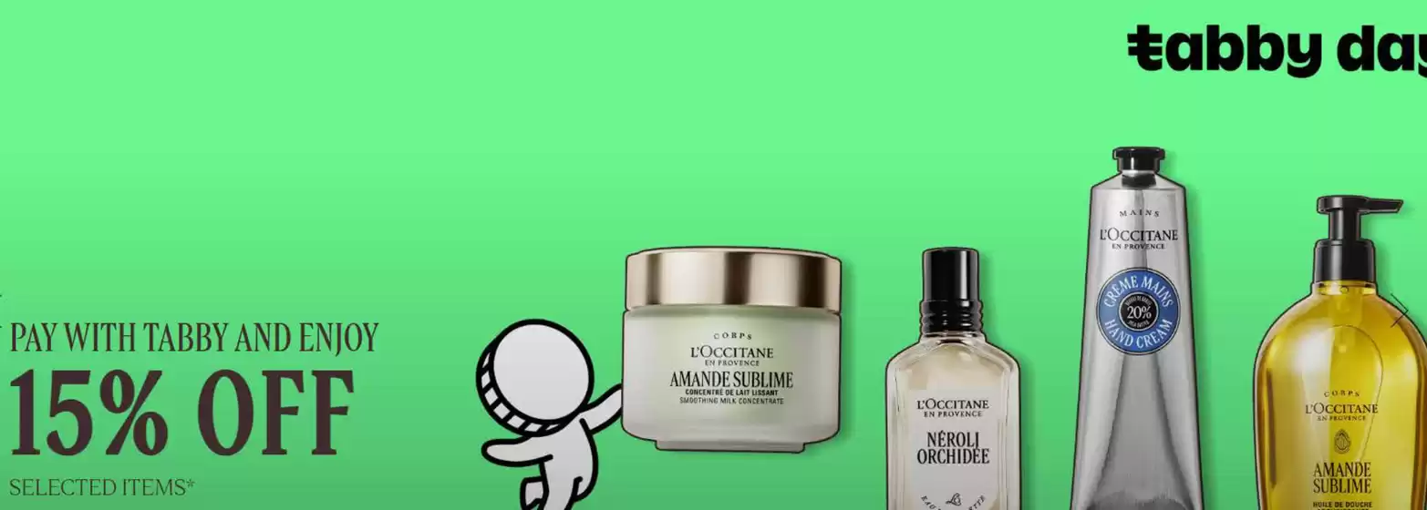 L'Occitane catalogue | Pay With Tabby And Enjoy 15% Off | 2026-07-24T00:00:00.000Z - 2026-08-02T00:00:00.000Z