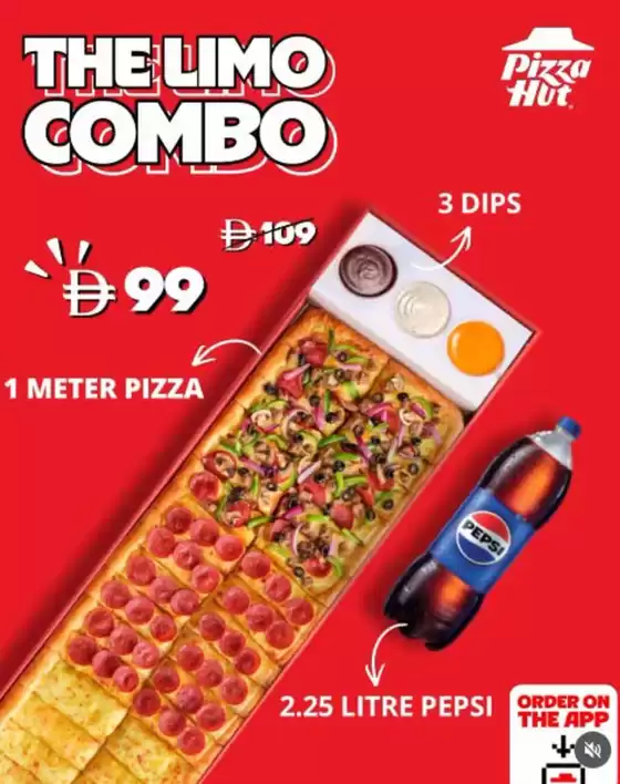 Pizza Hut catalogue in Dubai | The Limo Combo AED 99 | 2026-07-27T00:00:00.000Z - 2026-08-02T00:00:00.000Z