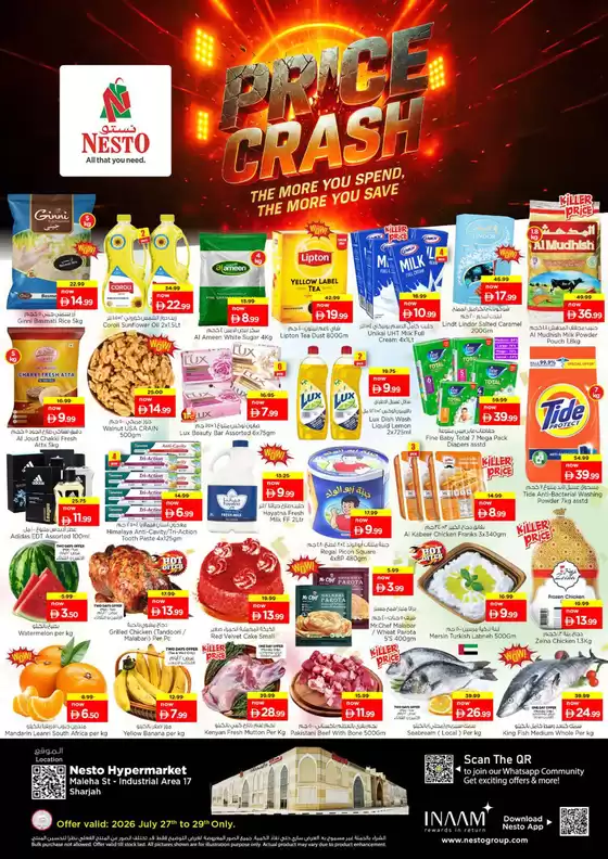 Nesto catalogue in Ajman | Nesto Price Crash | 2026-07-27T00:00:00.000Z - 2026-07-29T00:00:00.000Z