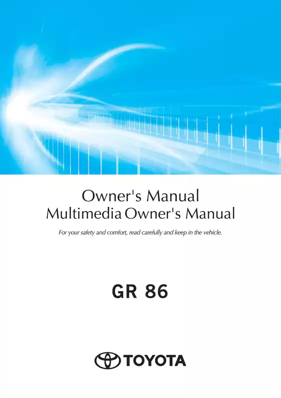 Toyota catalogue | GR 86 Owners Manual | 2026-07-28T00:00:00.000Z - 2026-08-11T00:00:00.000Z