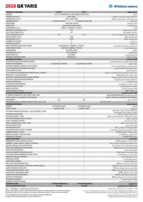 Toyota catalogue | GR Yaris Brochure | 2026-07-28T00:00:00.000Z - 2026-08-11T00:00:00.000Z