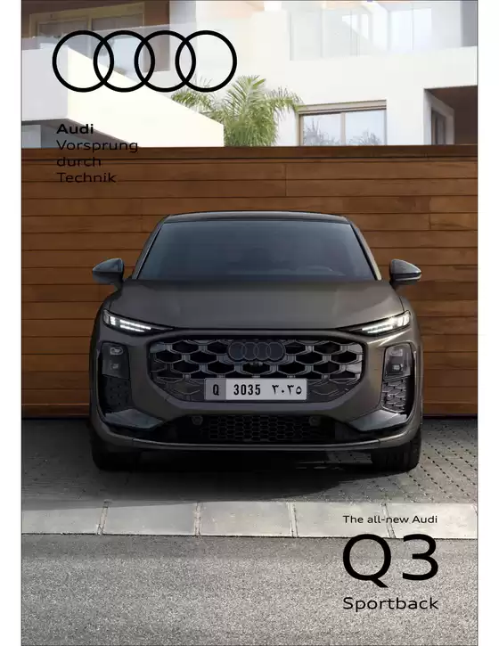 Audi catalogue | Audi Q3 Sportback | 2026-07-29T00:00:00.000Z - 2026-12-31T00:00:00.000Z