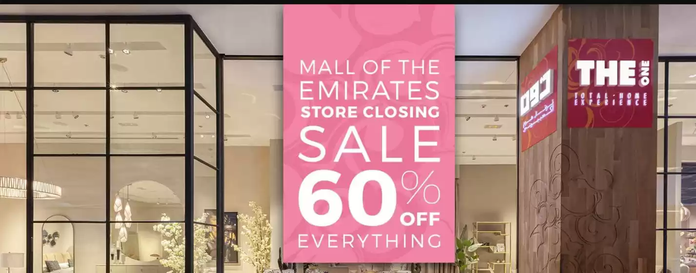 The One catalogue in Mussafah | Sale 60% Off Everything | 2026-08-10T00:00:00.000Z - 2026-08-31T00:00:00.000Z