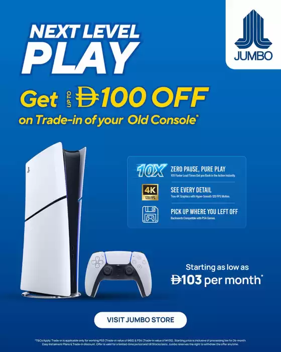 Jumbo catalogue in Ras al-Khaimah | Level Up For Less | 2026-08-14T00:00:00.000Z - 2026-08-21T00:00:00.000Z