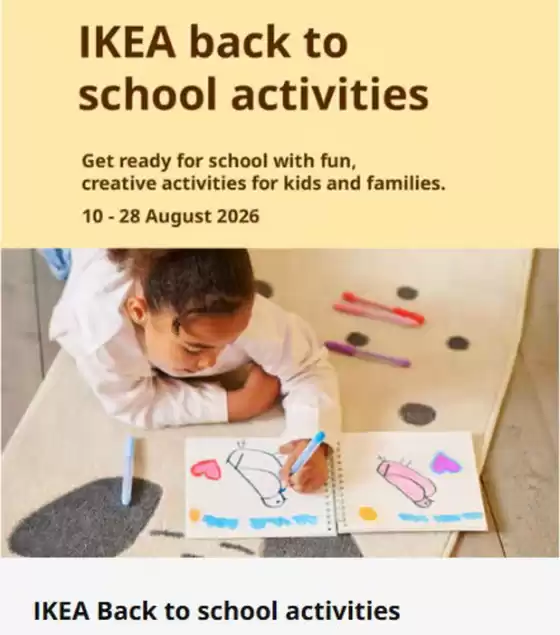 Ikea catalogue | IKEA Back To School Activities | 2026-08-18T00:00:00.000Z - 2026-08-28T00:00:00.000Z