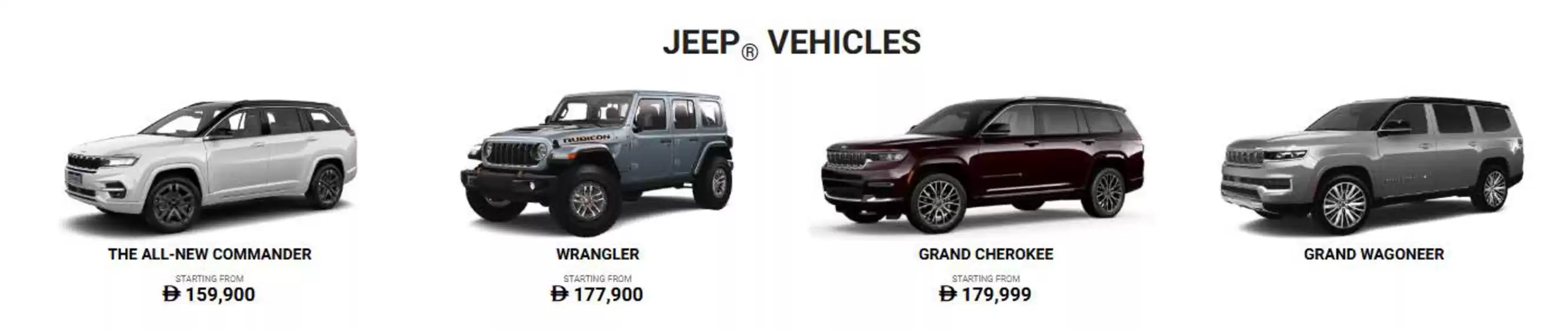Jeep catalogue | Jeep Vehicles | 2026-08-19T00:00:00.000Z - 2026-08-26T00:00:00.000Z