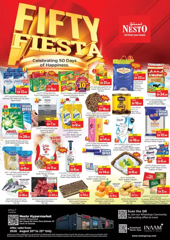 Nesto catalogue | Nesto FIFTY FIESTA | 2026-08-20T00:00:00.000Z - 2026-08-24T00:00:00.000Z