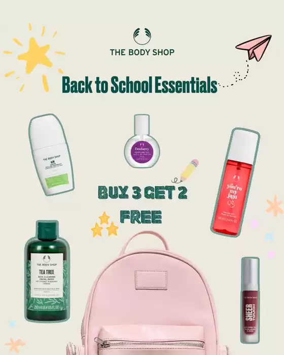 The Body Shop catalogue | Back To School Just Got Even Better! | 2026-08-25T00:00:00.000Z - 2026-08-28T00:00:00.000Z