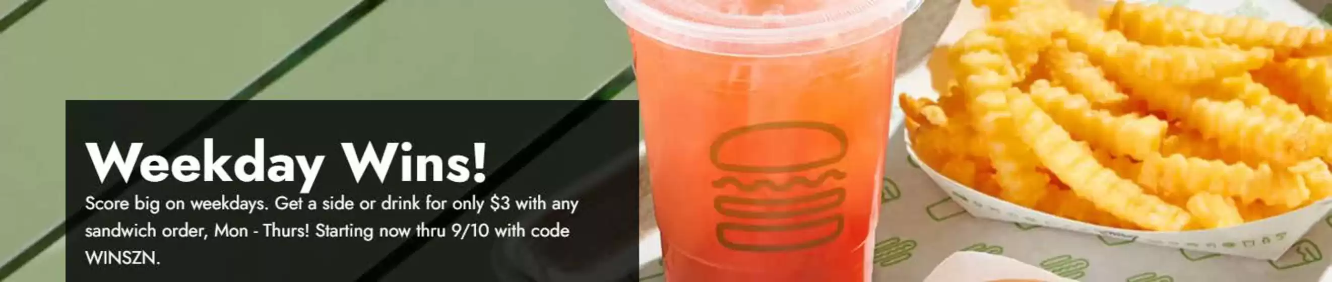 Shake Shack catalogue in Abu Dhabi | Weekday Wins! | 2026-08-25T00:00:00.000Z - 2026-09-10T00:00:00.000Z