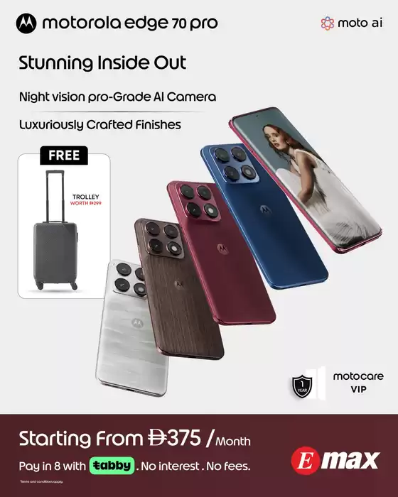 Emax catalogue in Abu Dhabi | Get the Motorola Edge 70 Pro | 2026-09-02T00:00:00.000Z - 2026-09-08T00:00:00.000Z