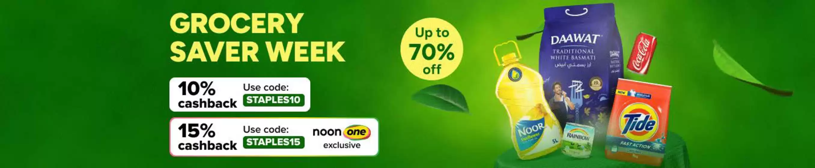 Noon catalogue | Grocery Saver Week Up To 70% Off | 2026-09-03T00:00:00.000Z - 2026-09-06T00:00:00.000Z