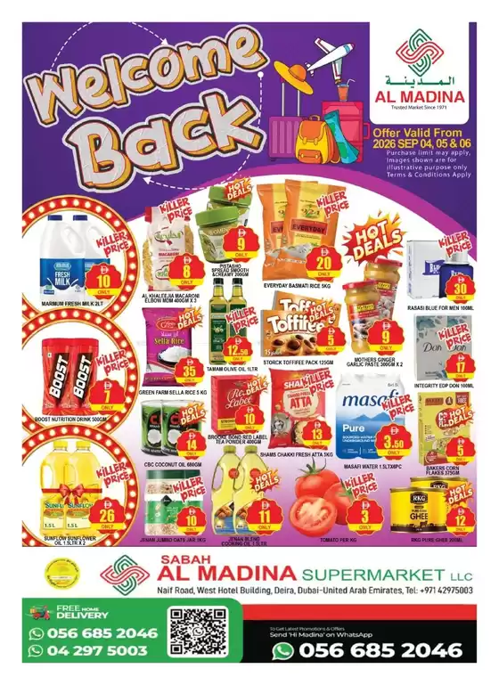 Al Madina catalogue | Exclusive deals for our customers | 2026-09-05T00:00:00.000Z - 2026-09-06T00:00:00.000Z