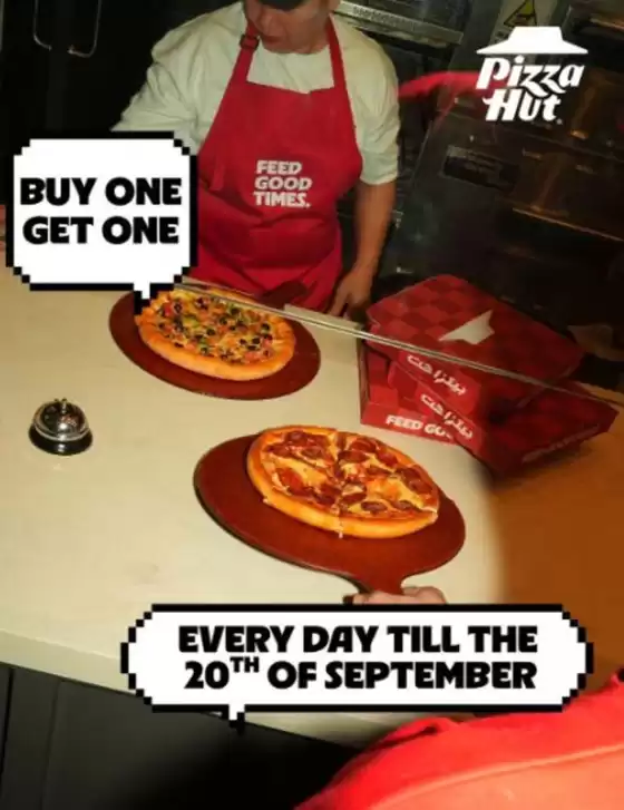 Pizza Hut catalogue in Ras al-Khaimah | Yep, You Heard That Right. Bogo - All Week! | 2026-09-15T00:00:00.000Z - 2026-09-20T00:00:00.000Z