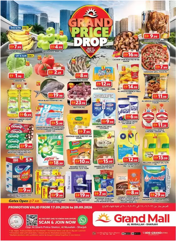 Grand Hyper Market catalogue | Weekend Deals - Grand Mall | 2026-09-17T00:00:00.000Z - 2026-09-20T00:00:00.000Z
