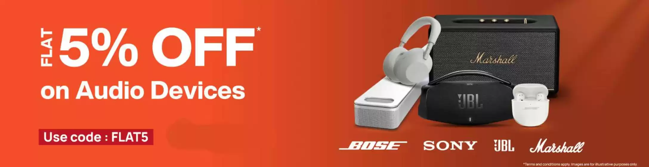 Jumbo catalogue | FLAT 5% OFF * on Audio Devices | 2026-09-21T00:00:00.000Z - 2026-09-28T00:00:00.000Z