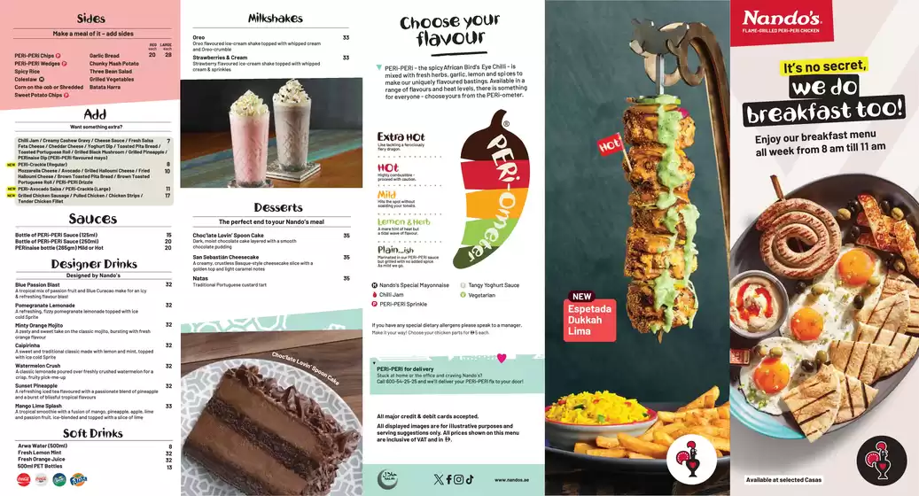 Nando's catalogue in Dubai | Takeaway Menu 2026 | 2026-09-23T00:00:00.000Z - 2026-10-07T00:00:00.000Z