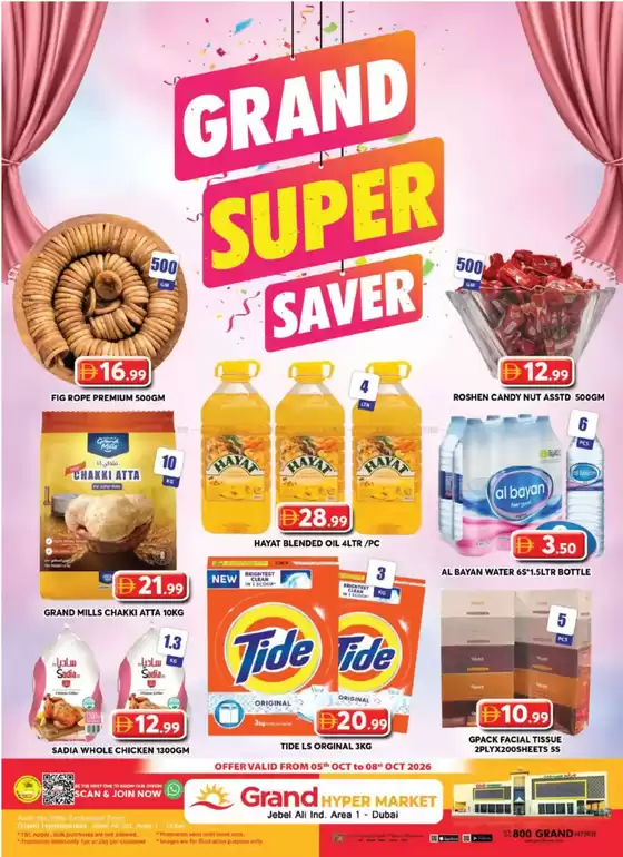 Grand Hyper Market catalogue | Midweek Deals - Jebel Ali | 2026-10-05T00:00:00.000Z - 2026-10-08T00:00:00.000Z