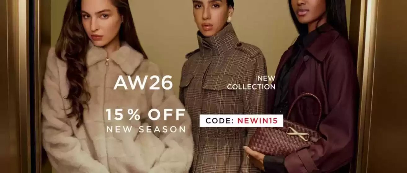 Splash catalogue | AW 26 15% Off New Season | 2026-10-22T00:00:00.000Z - 2026-10-27T00:00:00.000Z