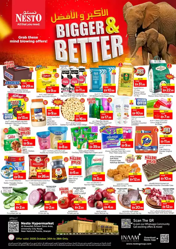 Nesto catalogue | BIGGER & BETTER OFFERS NESTO MWL | 2026-10-26T00:00:00.000Z - 2026-10-29T00:00:00.000Z