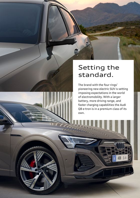 The Audi Q8 e-tron 