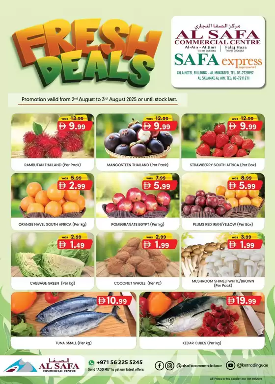 Fresh Deals - Al Safa & Safa Express, Al Ain