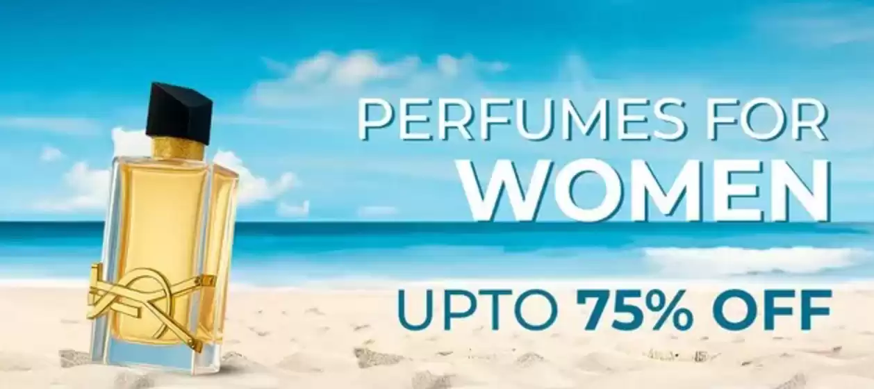 Perfumes Men&Women up to 75% off