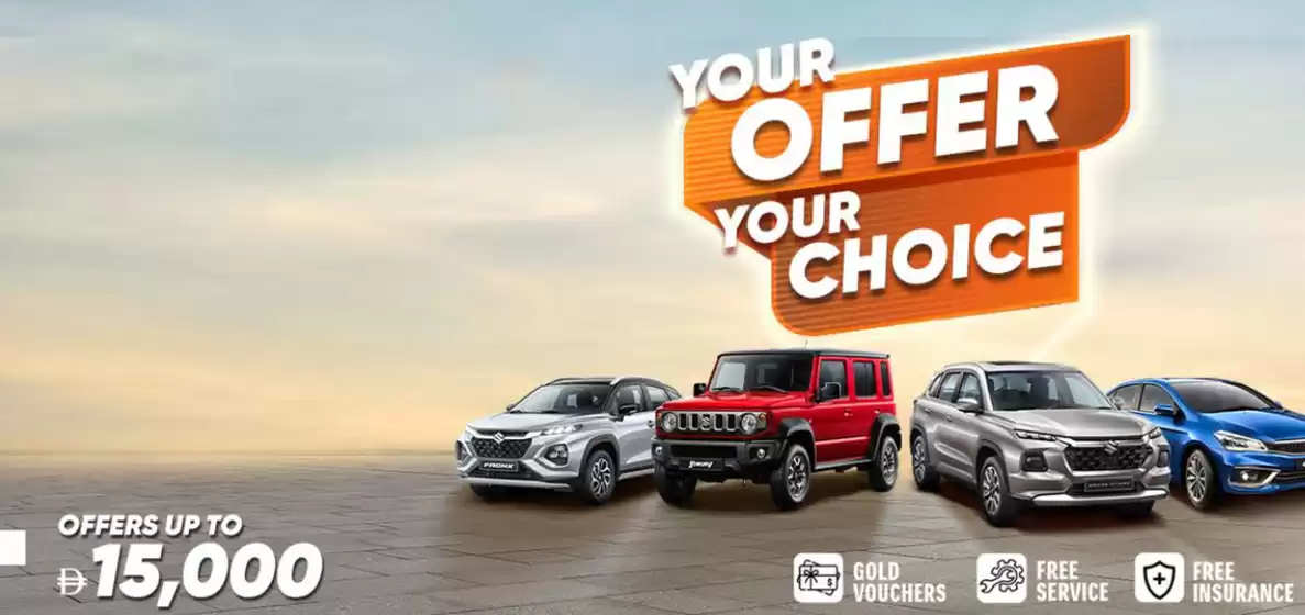 Suzuki catalogue | Your Offer, Your Choice! | 2025-08-13T00:00:00.000Z - 2025-08-25T00:00:00.000Z