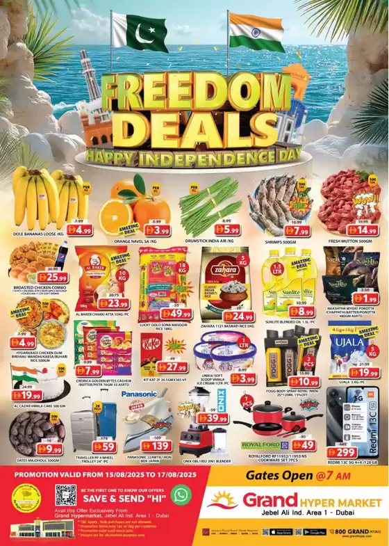 Grand Hyper Market catalogue in Ras al-Khaimah | Top offers for thrifty shoppers | 2025-08-15T00:00:00.000Z - 2025-08-17T00:00:00.000Z