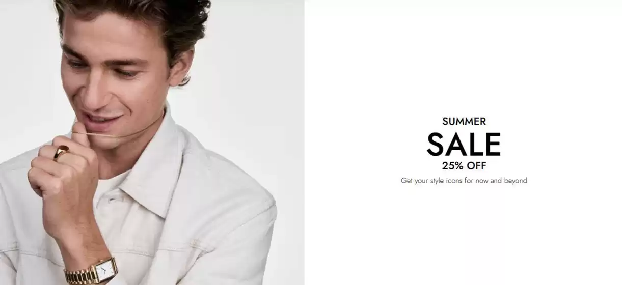 Daniel Wellington catalogue | Summer Sale 25% Off | 2025-08-18T00:00:00.000Z - 2025-08-28T00:00:00.000Z