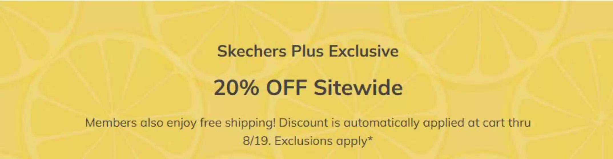 Skechers catalogue | Skechers Plus Exclusive 20% OFF SITEWIDE | 2025-08-18T00:00:00.000Z - 2025-08-19T00:00:00.000Z