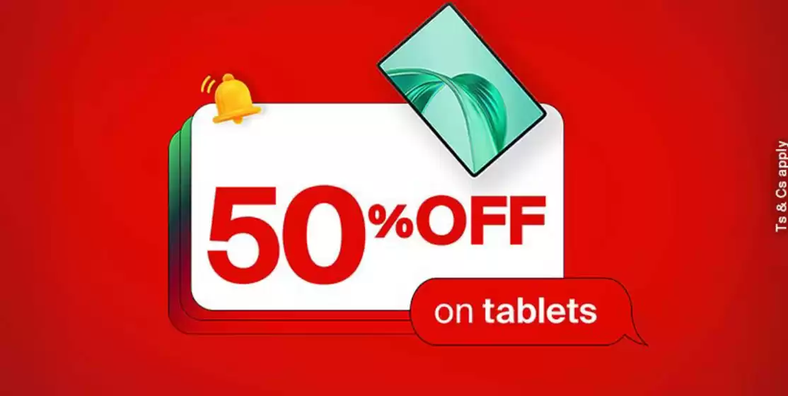 Etisalat catalogue | Up to 50% off on Tablets | 2025-08-19T00:00:00.000Z - 2025-08-25T00:00:00.000Z