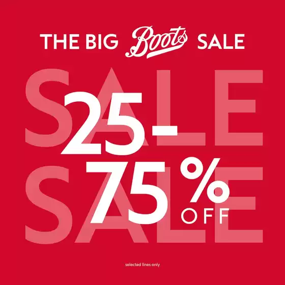 Boots catalogue in Dubai | The Big Boots Sale is Finally Here! | 2025-08-20T00:00:00.000Z - 2025-08-29T00:00:00.000Z