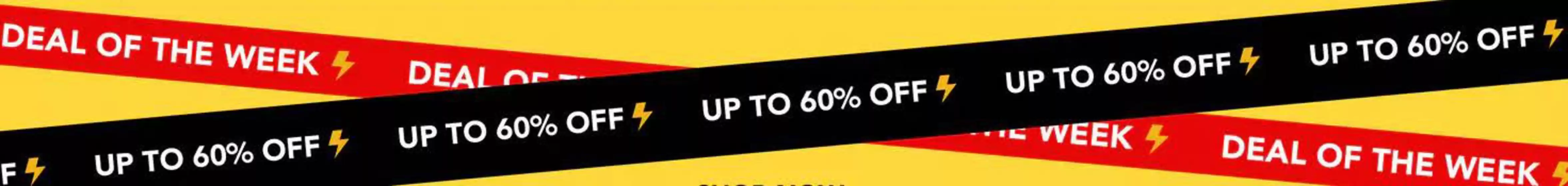 Red Tag catalogue | Deal Of The Week 60% Off | 2025-08-22T00:00:00.000Z - 2025-08-25T00:00:00.000Z