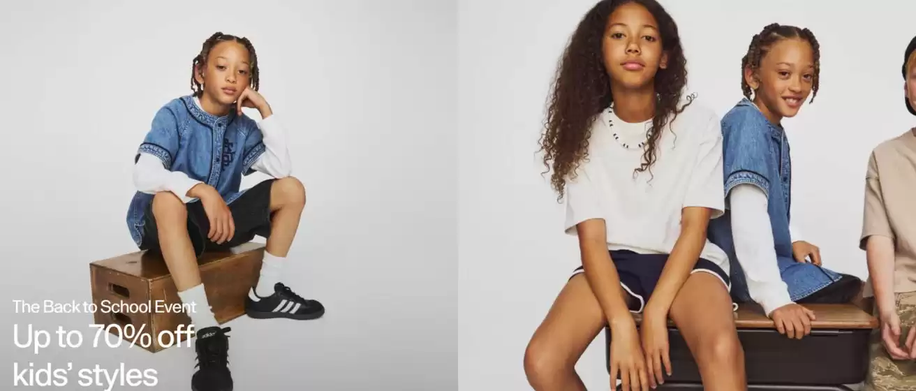 The Back to School Event Up to 70% off Kids' Styles