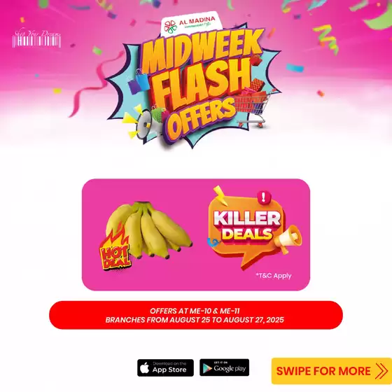 Midweek Flash Offers