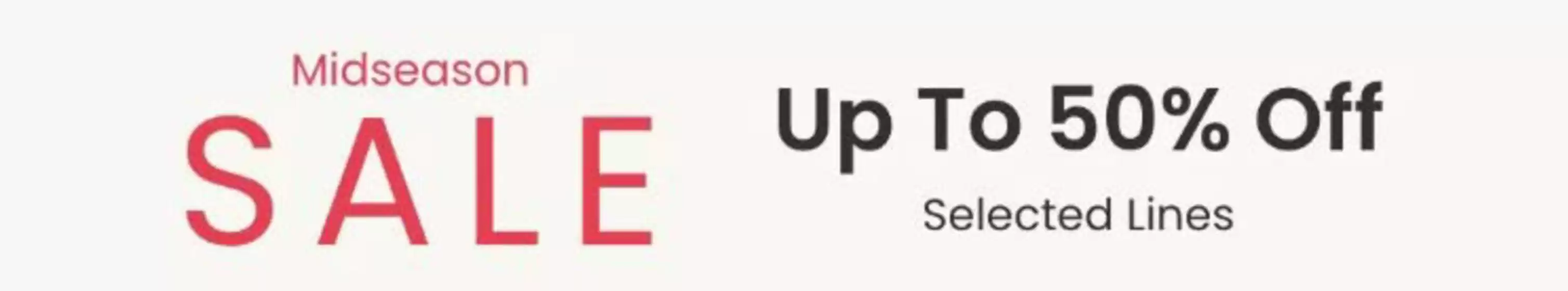Midseason Sale Up To 50% Off 
