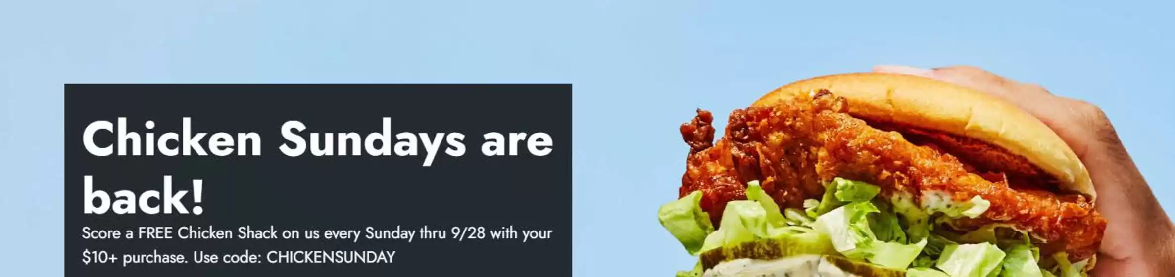 Chicken Sundays are Back!