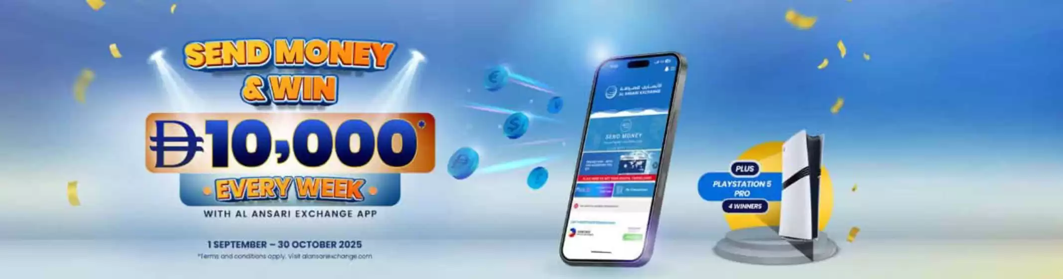 Send Money & Win AED 10,000