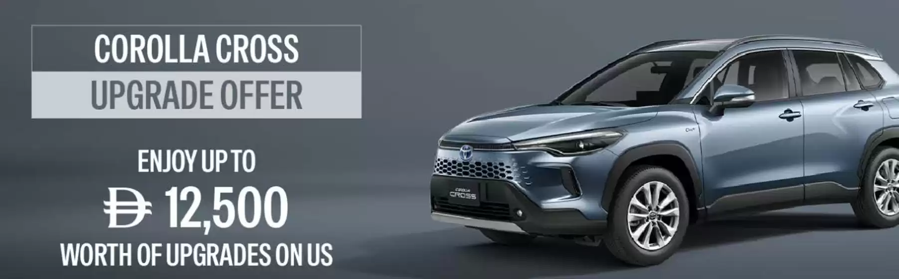 Toyota Corolla Cross. Enjoy Up To 12,500.