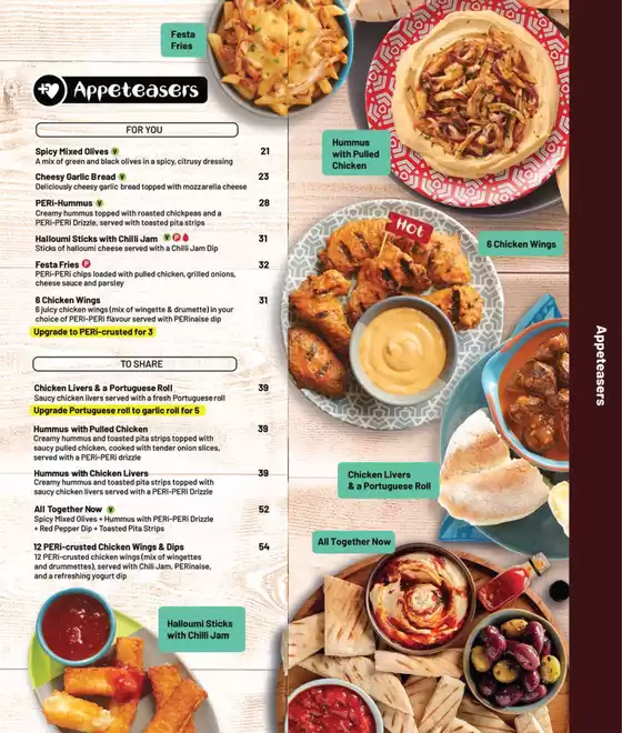 Dine In Menu