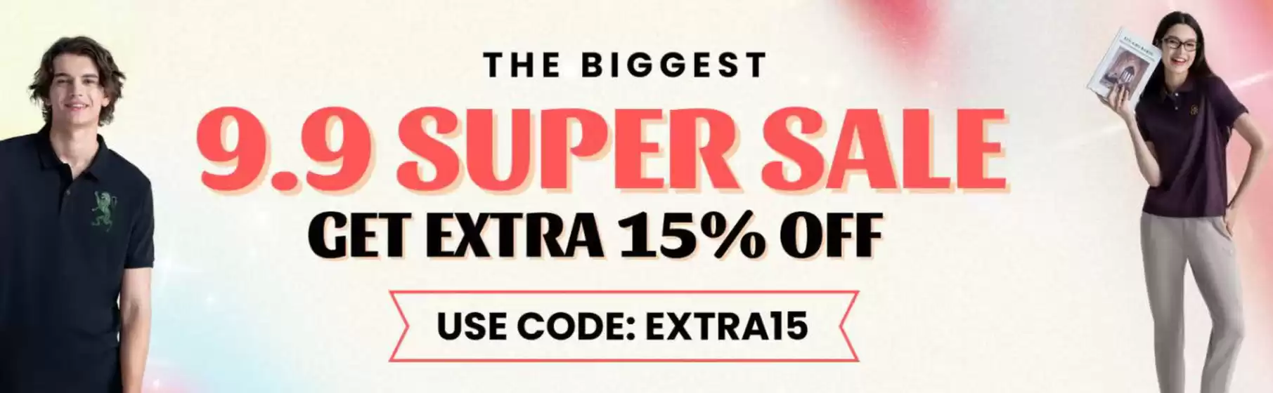 The BIGGEST 9.9 Super Sale