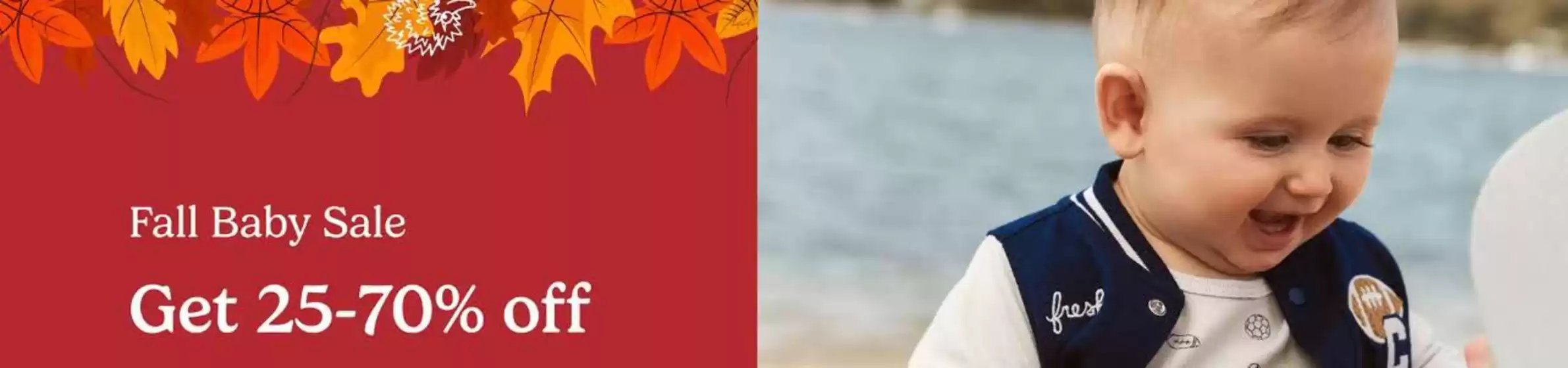 Fall Baby Sale Get 25-70% Off