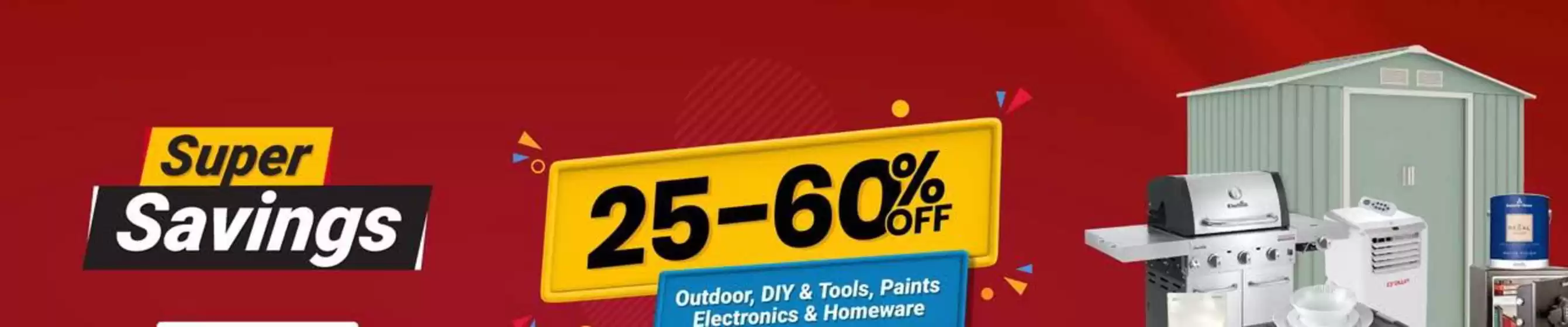 Super Savings 25-60% Off