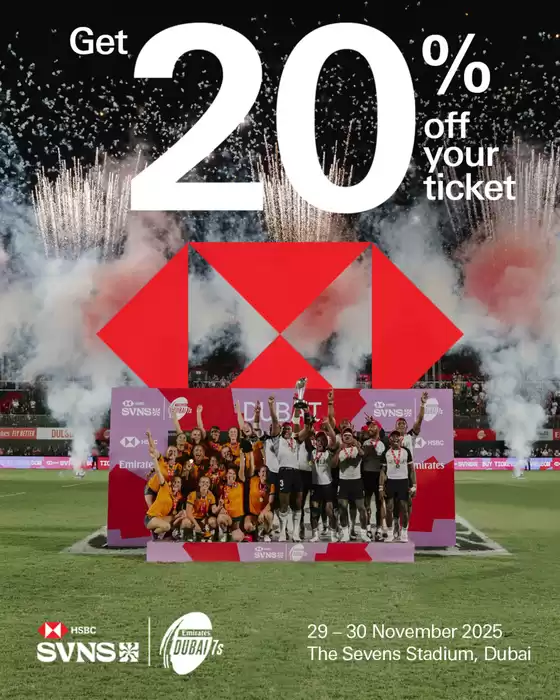 Get 20% Off Your Ticket