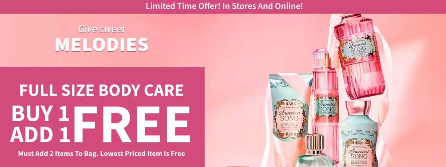 Full Size Body Care Buy 1 Add 1 Free