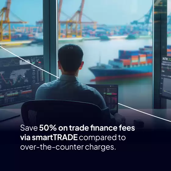 Save 50% on Trade Finance Fees via SmartTRADE.
